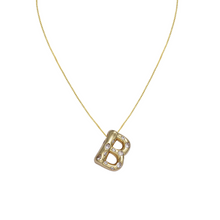 Load image into Gallery viewer, Bubble Initials Necklace