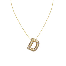 Load image into Gallery viewer, Bubble Initials Necklace