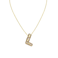 Load image into Gallery viewer, Bubble Initials Necklace