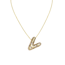 Load image into Gallery viewer, Bubble Initials Necklace