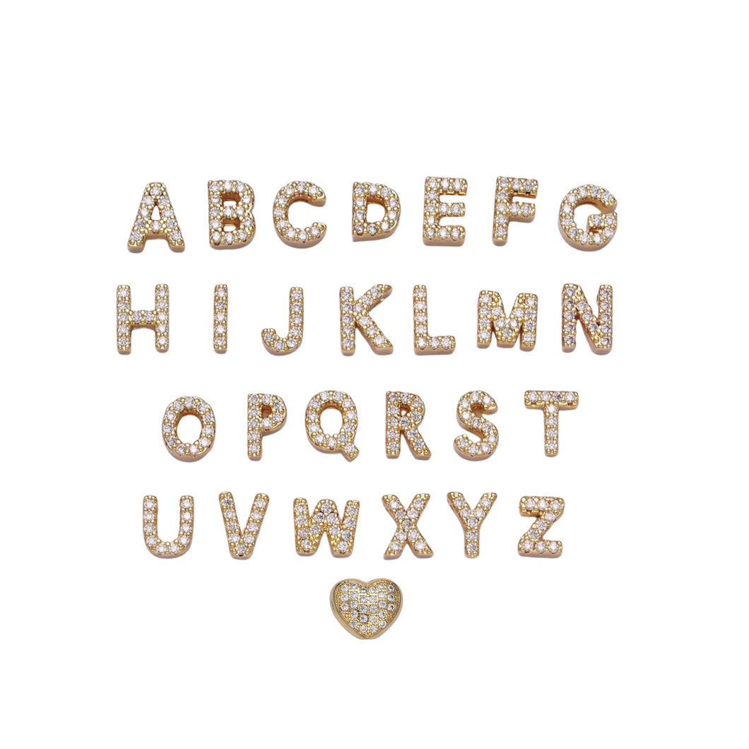 Mini Custom Bubble Letter Necklace