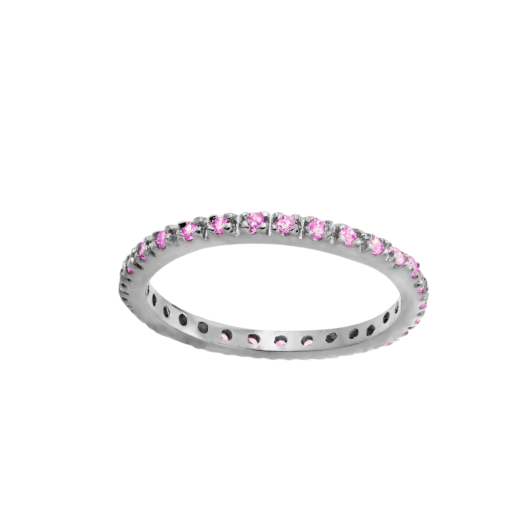 October Pink Tourmaline Ring