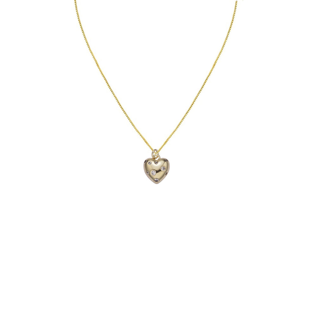 Bubble Heart Necklace