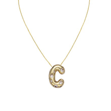 Load image into Gallery viewer, Bubble Initials Necklace
