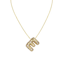 Load image into Gallery viewer, Bubble Initials Necklace
