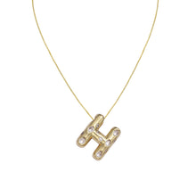 Load image into Gallery viewer, Bubble Initials Necklace

