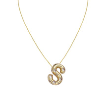 Load image into Gallery viewer, Bubble Initials Necklace
