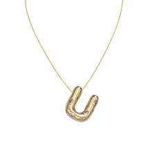 Load image into Gallery viewer, Bubble Initials Necklace
