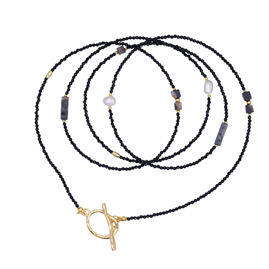 Cerella Double Wrap Necklace