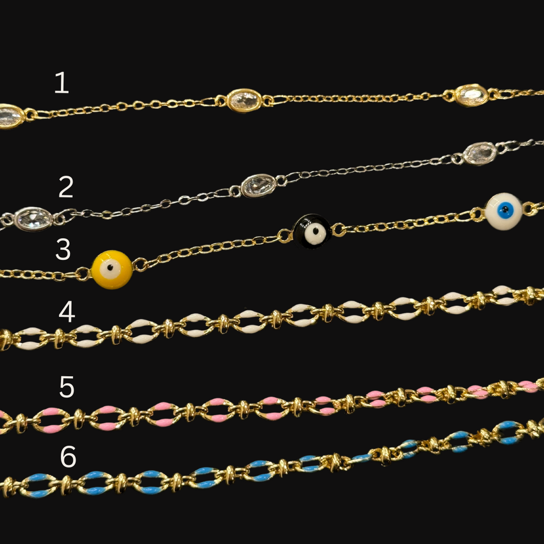 Chain Style #3: Anklets