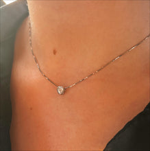 Load image into Gallery viewer, Heart-Shaped Solitaire Necklace
