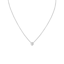 Load image into Gallery viewer, Heart-Shaped Solitaire Necklace
