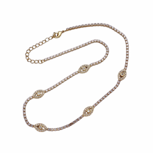 Load image into Gallery viewer, Nazar Tennis Necklace
