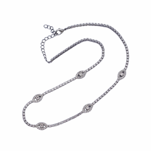 Load image into Gallery viewer, Nazar Tennis Necklace
