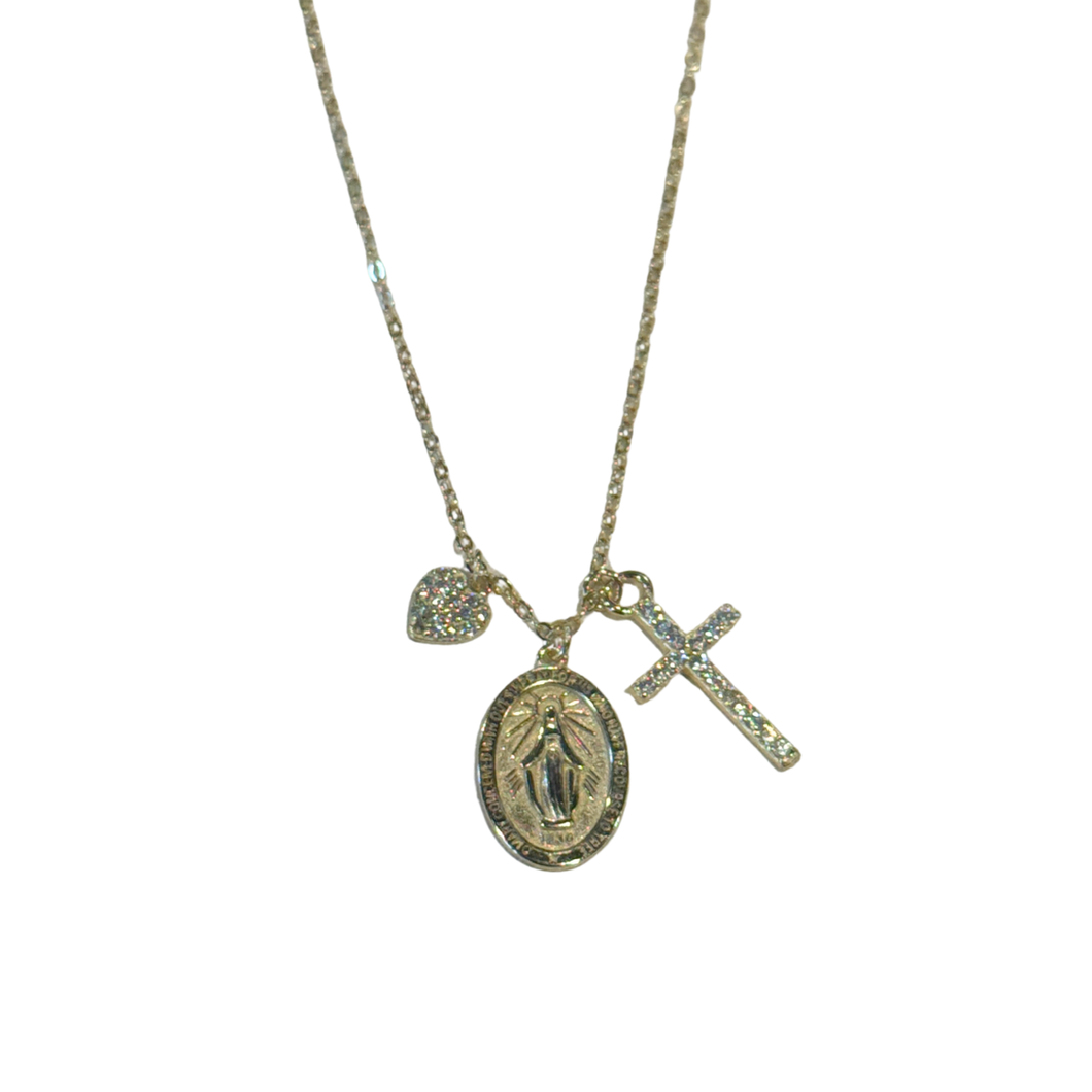 Mother Mary Charm Necklace II
