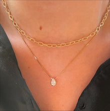 Load image into Gallery viewer, Pear-Shaped Solitaire Necklace
