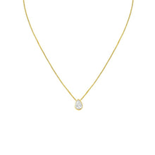 Load image into Gallery viewer, Pear-Shaped Solitaire Necklace
