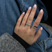 Load image into Gallery viewer, Smiley Face Eternity Ring
