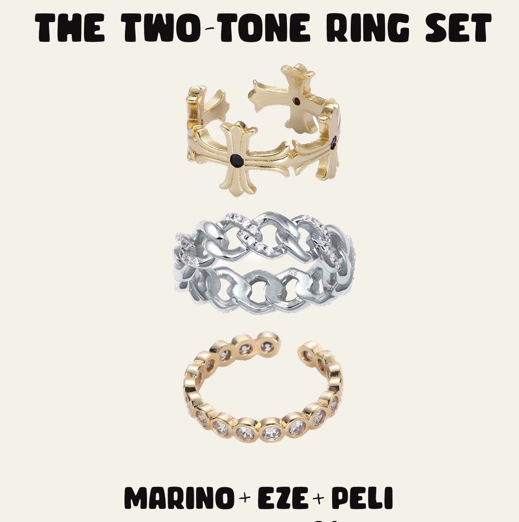 The Two-Tone Ring Set