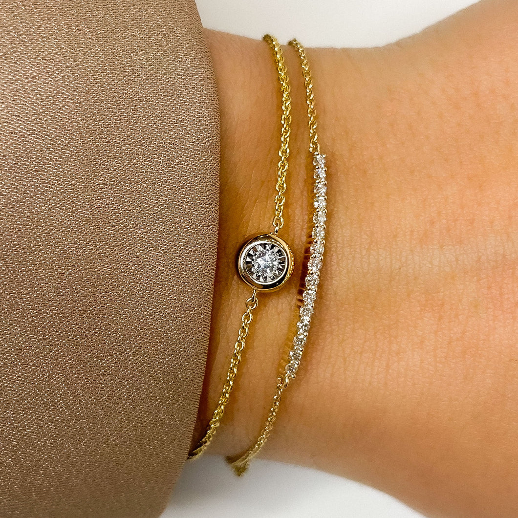 Bar Diamond Bracelet