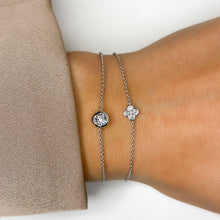 Load image into Gallery viewer, Clover Diamond Bracelet
