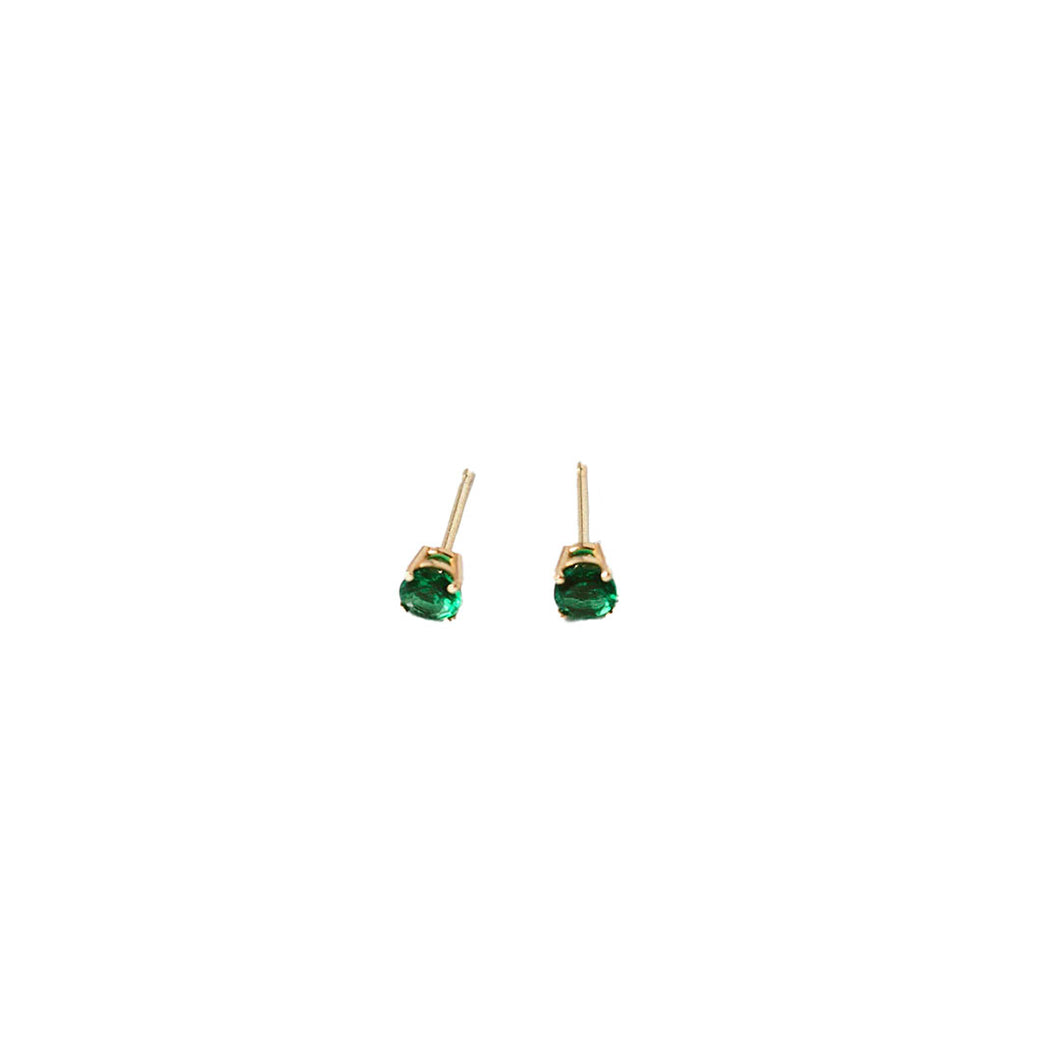 Emerald Studs