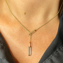 Load image into Gallery viewer, Open Link Diamond Necklace
