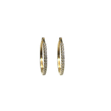 Load image into Gallery viewer, Pavé Diamond Hoops
