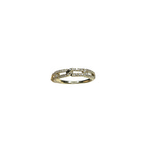 Load image into Gallery viewer, Pavé Diamond Open Linked Ring
