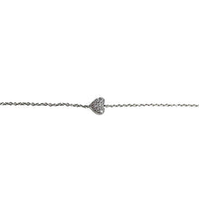 Load image into Gallery viewer, Pavé Diamond Heart Bracelet

