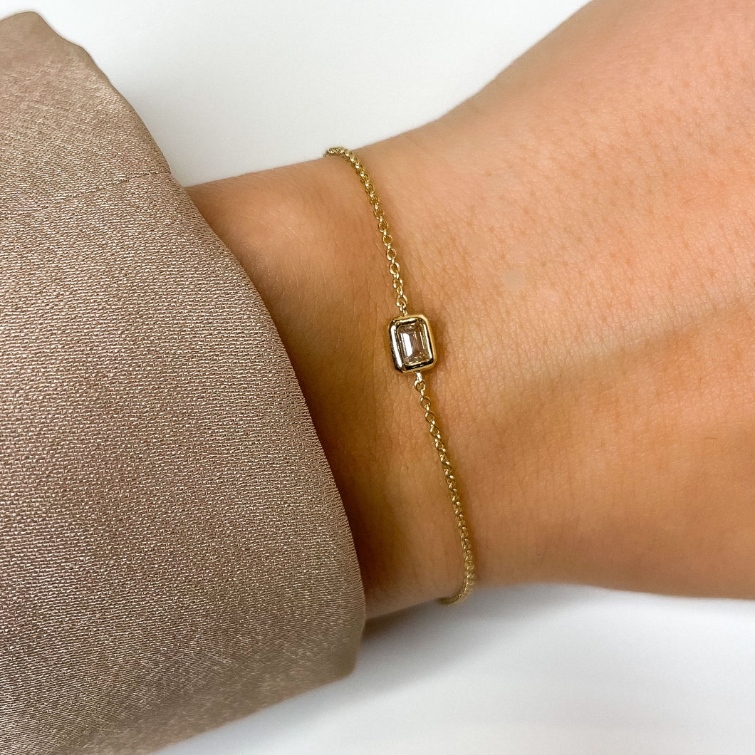 Emerald Diamond Bracelet