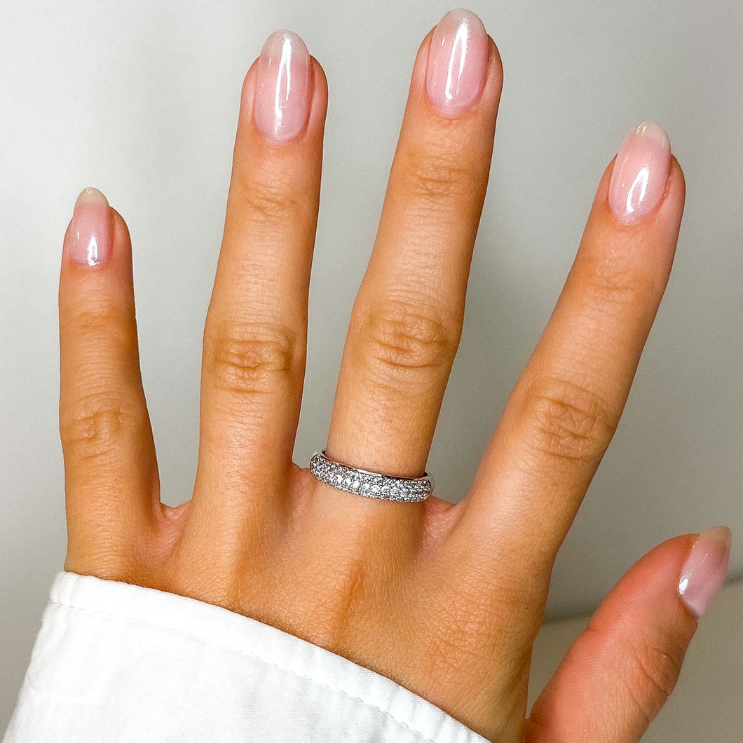 Pavé Diamond Bold Dome Ring