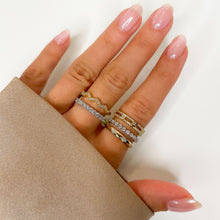 Load image into Gallery viewer, Half Eternity Diamond Band
